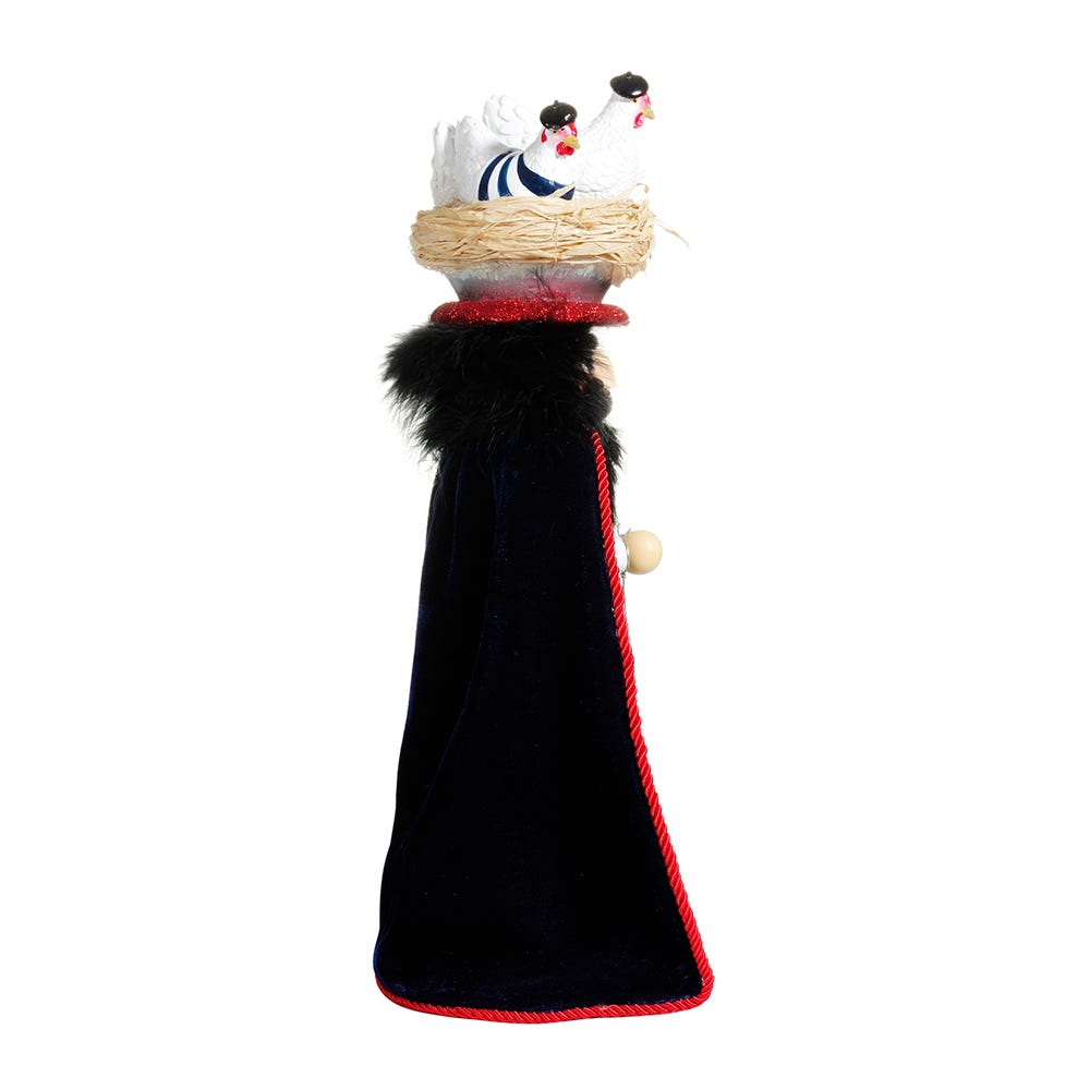 Kurt Adler 17.5-Inch Hollywood™ Three French Hens Nutcracker